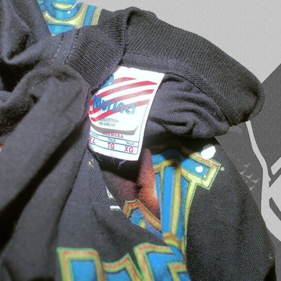 Vintage WWE Wrestlemania T-shirt NWO X8 2002 Men's XL Made in USA Black - Picture 4 of 4